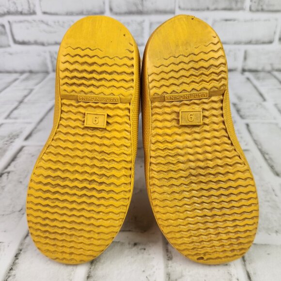 Hunter Original First Classic Youth 10 Boys / 11 Girls Yellow Pull-On Rain Boots - Picture 8 of 10